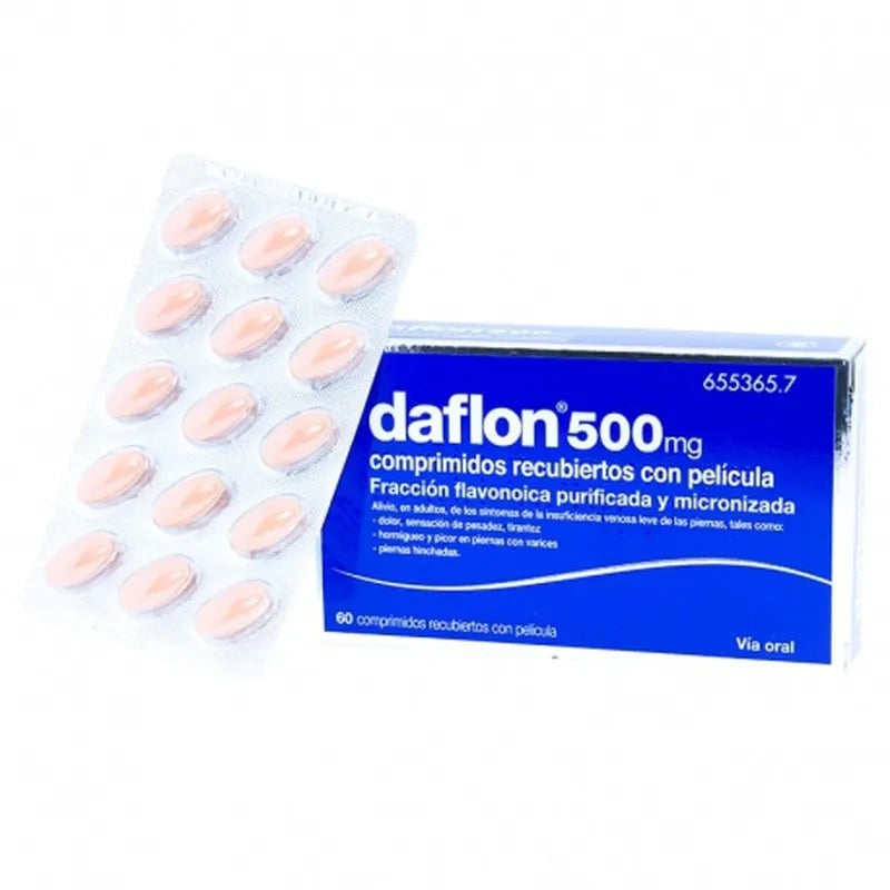 DAFLON 500 MG 60 COMP
