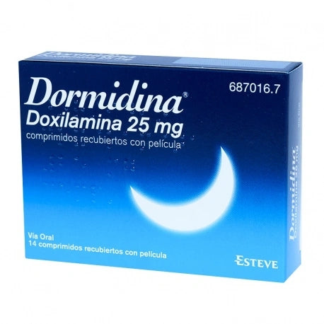 DORMIDINA 25 MG 16 COMP