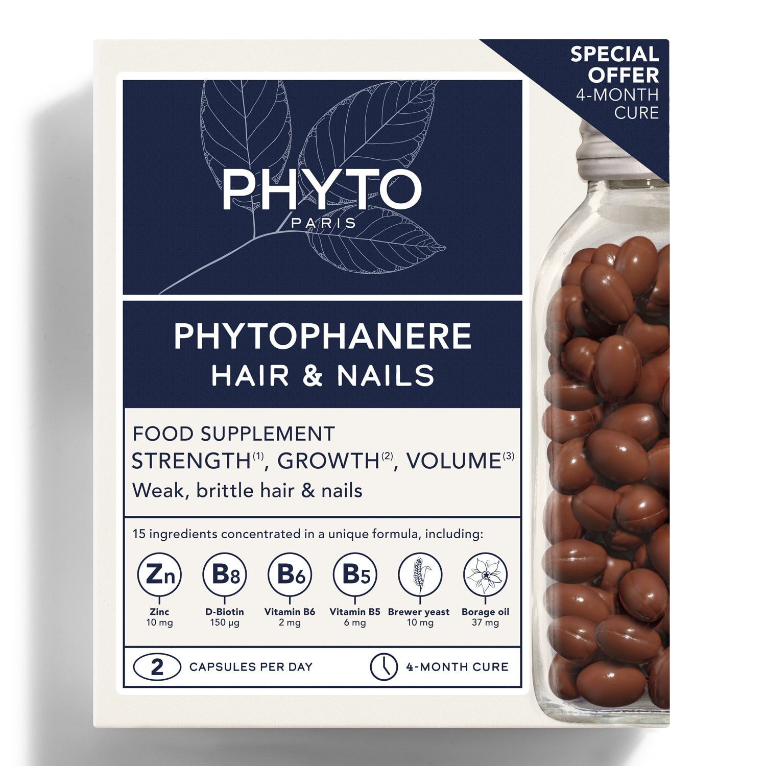 Phyto Phytophanere Cabello/Uñas Caps
