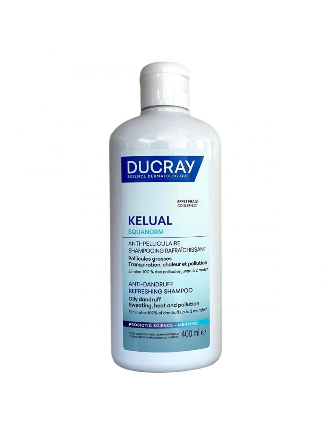 DUCRAY KELUAL SQUANORM ANTICASPA CHAMPU REFRESCANTE 400ML