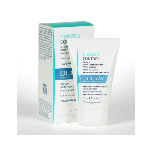 DUCRAY HIDROSIS CONTROL CREMA ANTI-TRANSPIRANTE CARA MANOS Y PIES1 ENVASE 50 ml