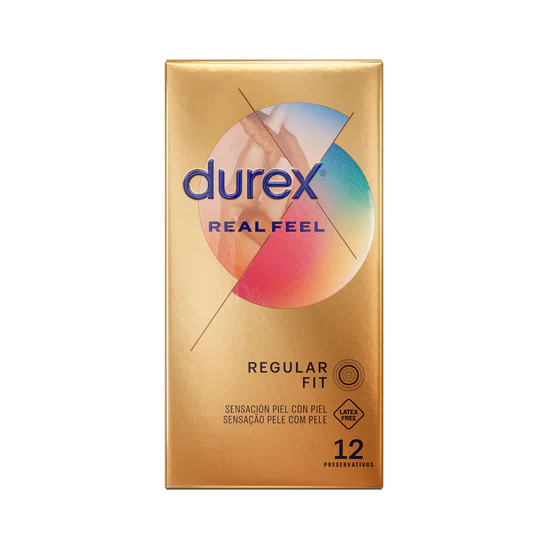 DUREX PRESERVATIVO REAL FEEL SIN LATEX 12U