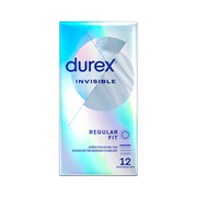 DUREX PRESERVATIVO INVISIBLE FINO 12UDS