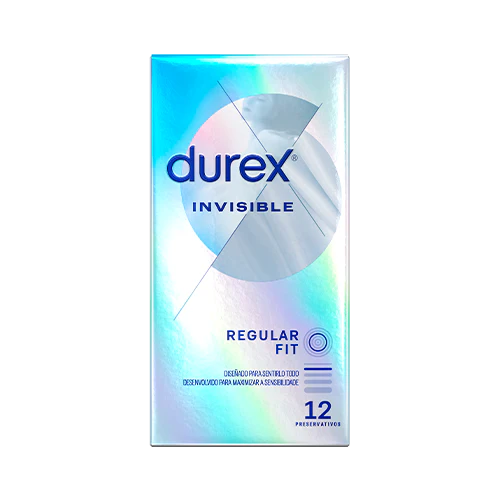 DUREX PRESERVATIVO INVISIBLE FINO 12UDS