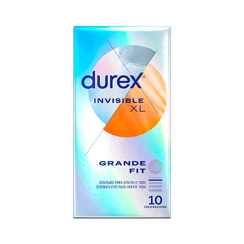 DUREX PRESERVATIVO INVISIBLE XL 10UDS