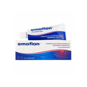 EMOFLON POMADA RECTAL 25 MG
