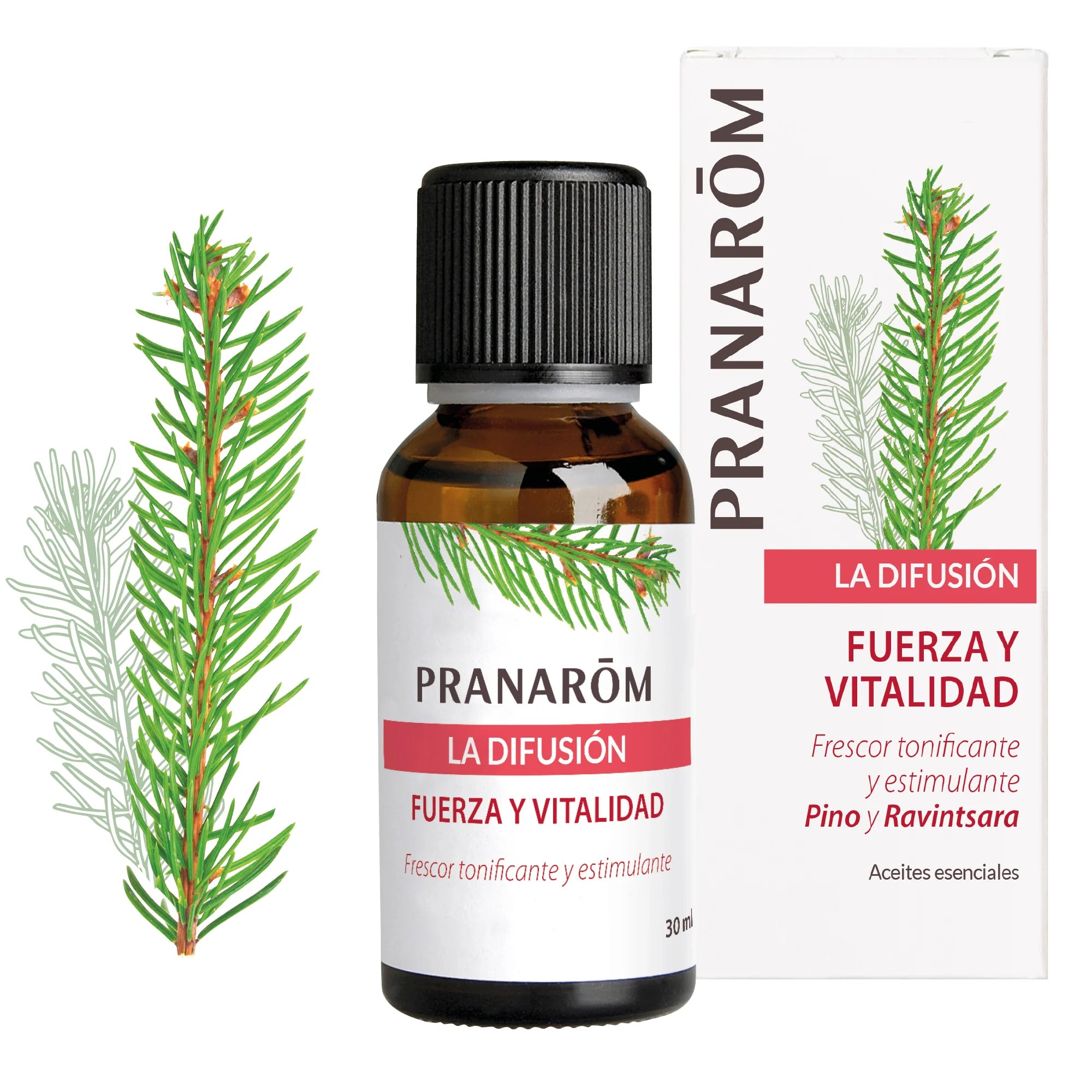 PRANAROM ESENCIA DIFUSOR FUERZA Y VITALIDAD