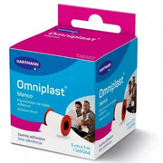 ESPARADRAPO HIPOALERGICOOMNIPLASTTEJIDO RESISTENTE BLANCO 5 M X 5 CM