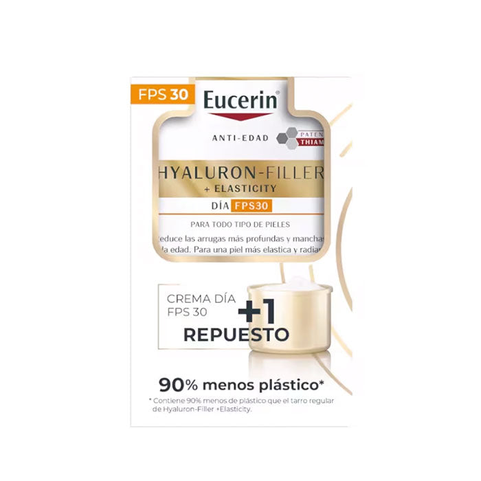 EUCERIN PACK ELASTICITY CREMA DIA FPS30 50ML+REFILL 50ML