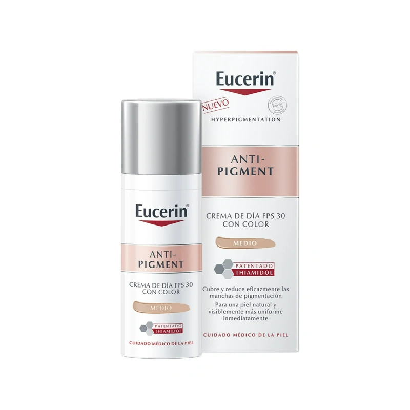 EUCERIN ANTI-PIGMENT CREMA DE DIA 30 FPS1 ENVASE 50 ml TONO MEDIO