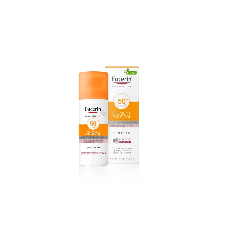 EUCERIN SUN PROTECTION 50+ FLUID PIGMENT CONTROL1 ENVASE 50 ml