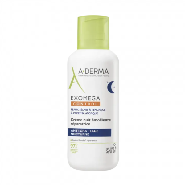 A-DERMA EXOMEGA CONTROL CREMA NOCHE REPARADORA