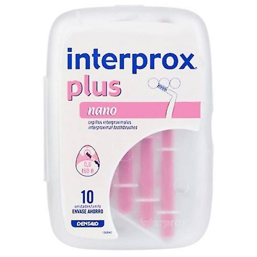 INTERPROX PLUS CEPILLO ESPACIO INTERPROXIMAL 2G NANO 10 UNIDADES