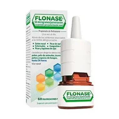FLONASE50 MCG/PULSACION NEBULIZADOR NASAL 60 DOSIS