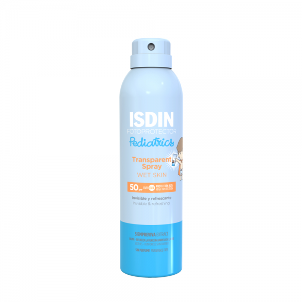 ISDIN FOTOPROTECTOR SPF-50 PEDIATRICS SPRAY TRANSPARENT WET SKIN 250 ML