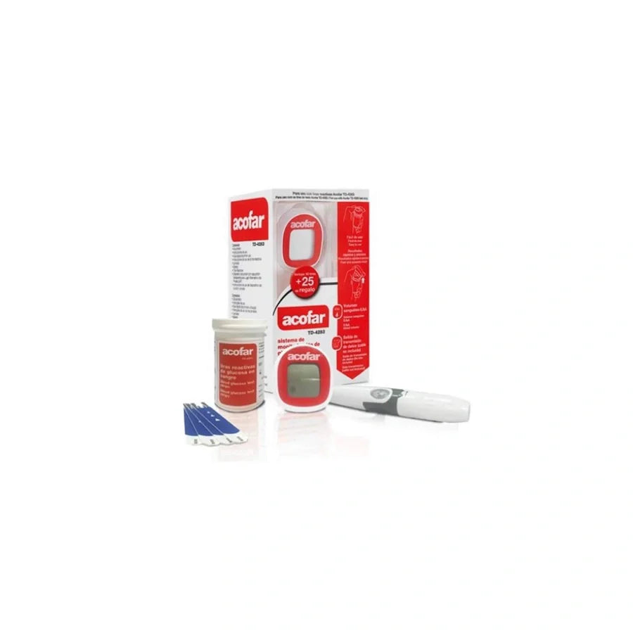 GLUCOMETRO MONITORIZACION GLUCOSA EN SANGREACOFAR SISTEMA DE MONITORIZACIONTD 4283