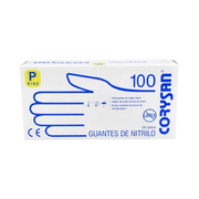 GUANTES CORYSAN NITRILO T PEQ 100 UDS