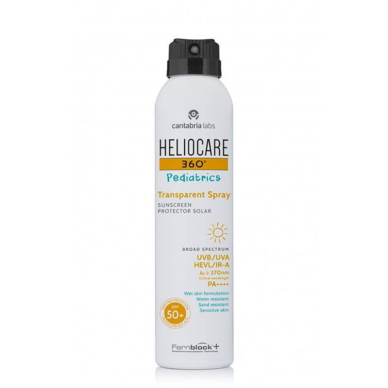 HELIOCARE 360º SPF 50+ PEDIATRICS SPRAY TRANSPARENTE;200 ML