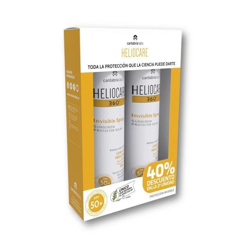 HELIOCARE 360 PACK INVISIBLE SPRAY 50+ 200ML 40%DTO 2ªUD