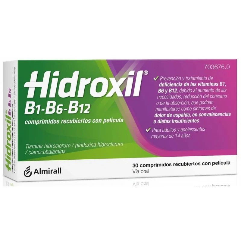 HIDROXIL B12 B6 B1 30 COMP