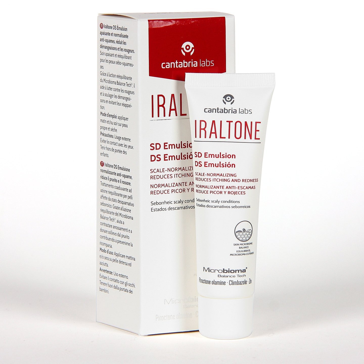 IRALTONE DS EMULSION NORMALIZANTE ANTI-ESCAMAS REDUCE PICOR Y ROJECES 1 ENVASE 30 ml