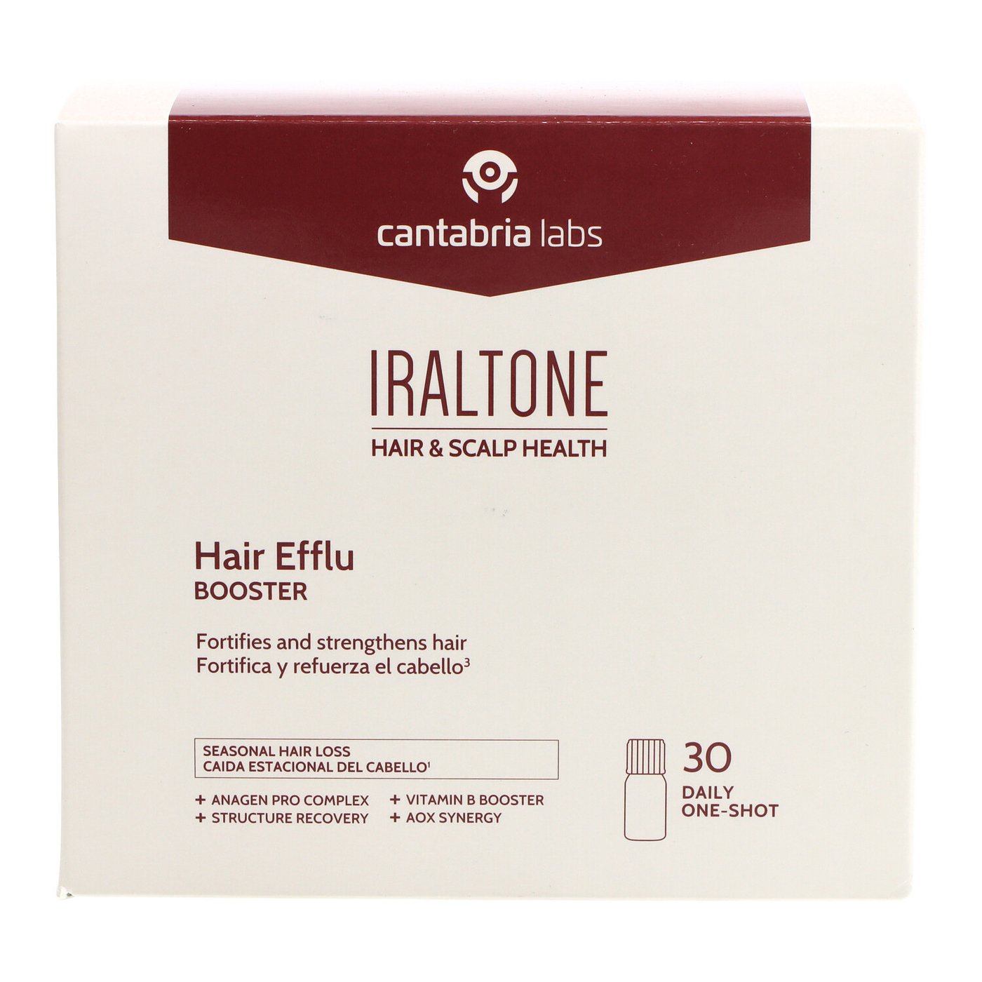 IRALTONE HAIR EFFLU BOOSTER 30 FRASCOS