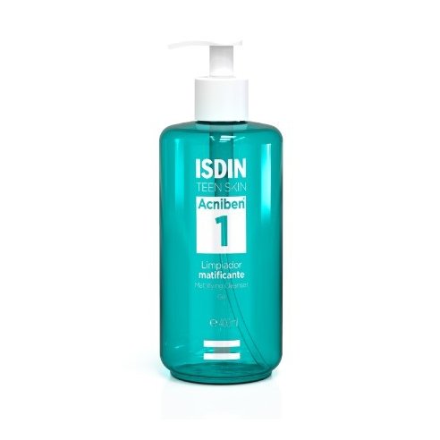 ISDIN TEEN SKIN ACNIBEN LIMPIADOR MATIFICANTE GEL 1 ENVASE 400 ml