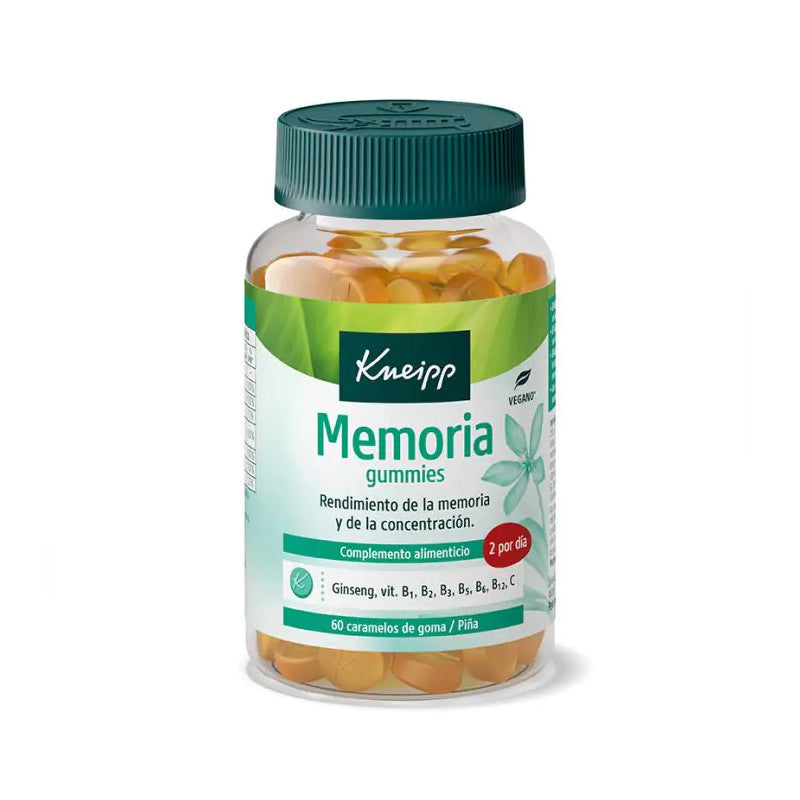 KNEIPP MEMORIA 60 GUMMIES SABOR PIÑA