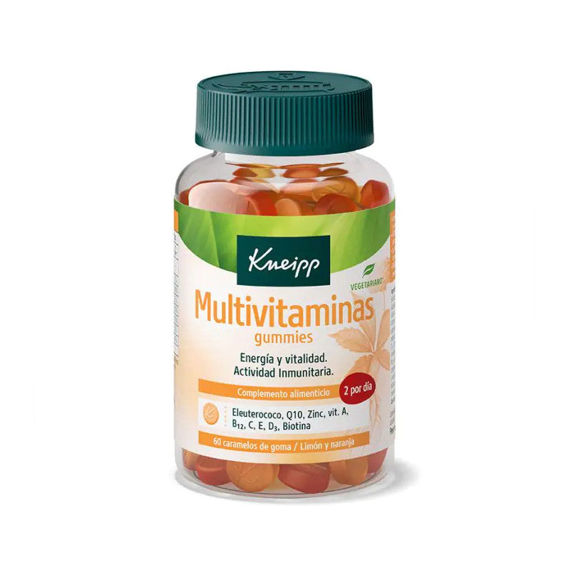 KNEIPP MULTIVITAMINAS60 GUMMIES SABOR LIMON Y NARANJA