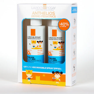LA ROCHE POSAY ANTHELIOS DUPLO DERMO PEDIATRICS UVMUNE 400 SPRAY SPF50+ 2X200ML