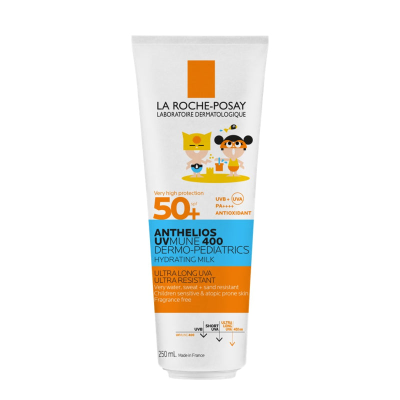LA ROCHE POSAY ANTHELIOS UVMUNE 400 DERMO-PEDIAT LECHE HIDRATANTE SPF 50+250 ML