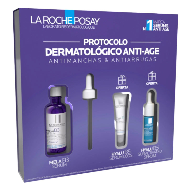 LA ROCHE POSAY COFRE MELA B3 SERUM+CONTORNO+SERUM HYALUB5 REGALO