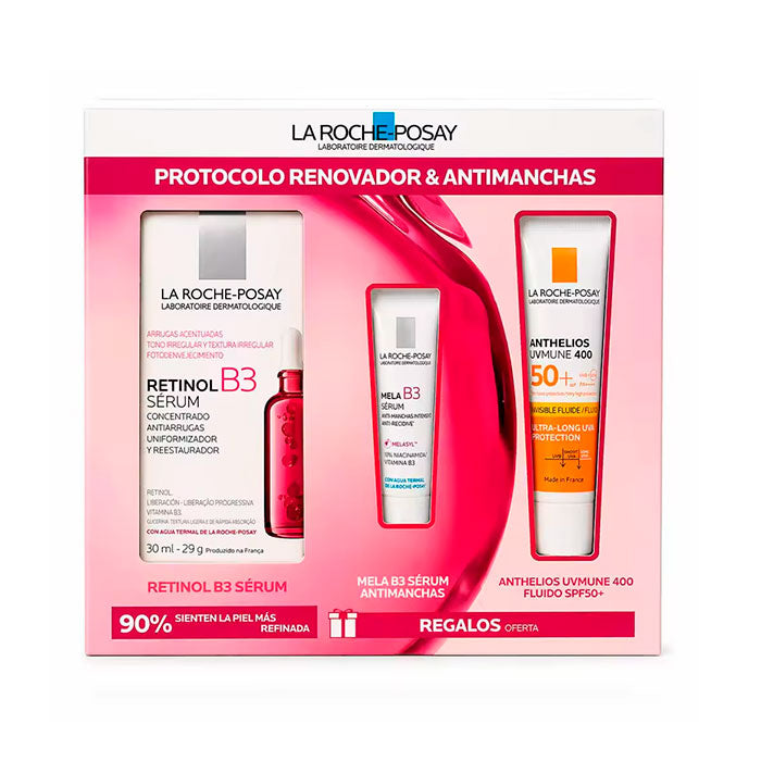 LA ROCHE POSAY COFRE RETINOL B3 SERUM+ANTHELIOS+SERUM MELAB3 REGALO