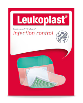 LEUKOPLAST APOSITO SORBACT 8CMX10CM 3U