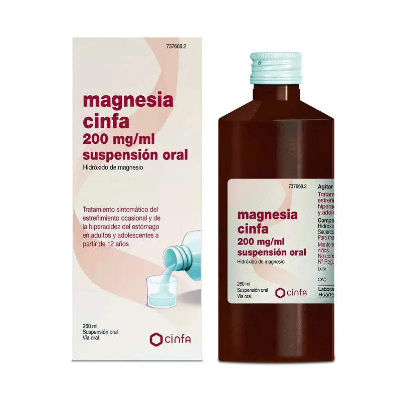 MAGNESIA CINFA SUSPENSION 260ML
