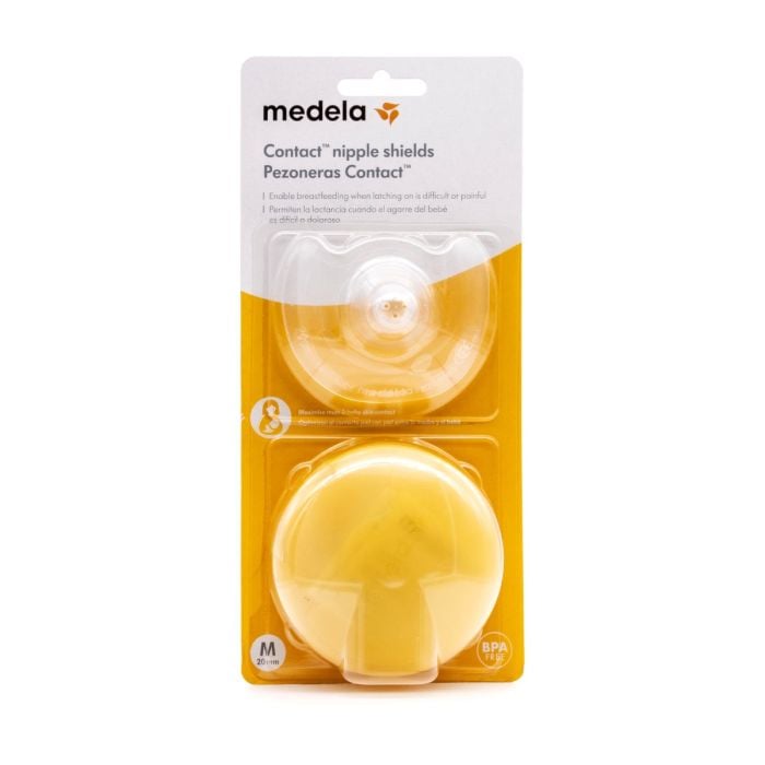 MEDELA PEZONERA SILICONA T- M 20 MM 2 UNIDADES