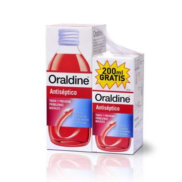 ORALDINE ANTISEPTICO PACK 400ML+200ML GRATIS