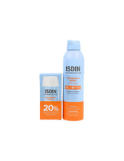 ISDIN PACK FOTOPROTECTOR TRANSPARENT SPRAY SPF50+ 250ML+FUSION WATER MAGIC SPF50+ 50ML