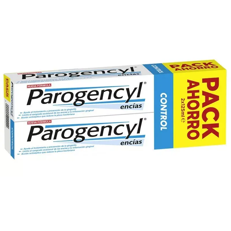 PAROGENCYL CONTROL PASTA DENTAL DUPLO 2X125 ML