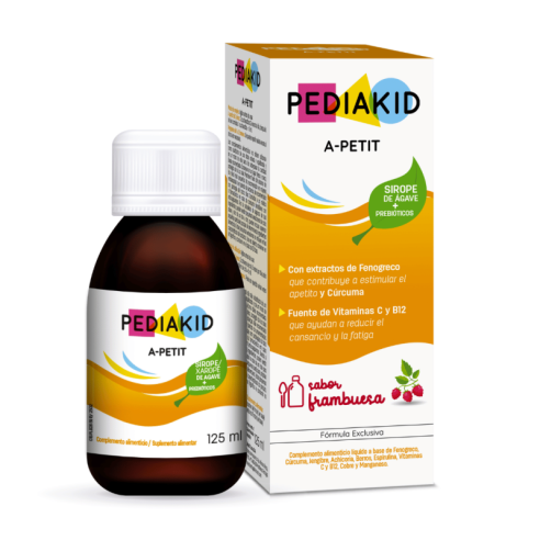 PEDIAKID A-PETIT 1 ENVASE 125 ml SABOR FRAMBUESA