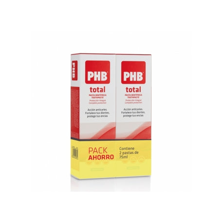 PHB PASTA TOTAL DUPLO 2X75ML