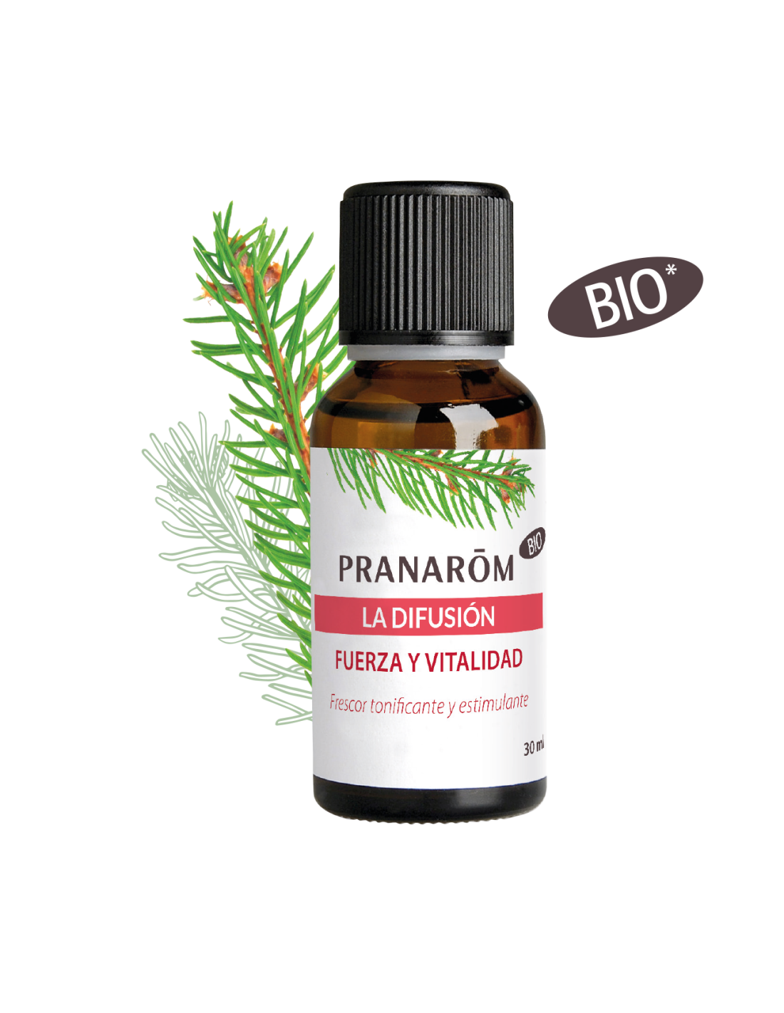 PRANAROM ESENCIA DIFUSOR FUERZA Y VITALIDAD