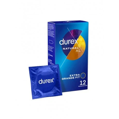 DUREX PROFILACTICO NATURAL XL 12 PRESERVATIVOS