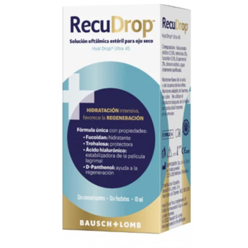 RECUDROP SOLUCIONB OFTALMICA OJO SECO 10 ML