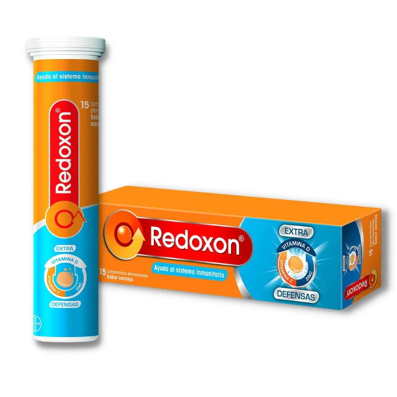 REDOXON EXTRA DEFENSAS 15 COMPRIMIDOS EFERVESCENTES SABOR NARANJA