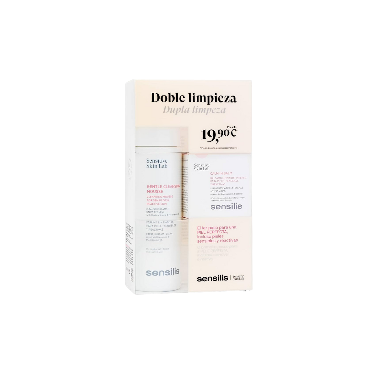 SENSILIS DOBLE LIMPIEZA MOUSSE+BALSAMO