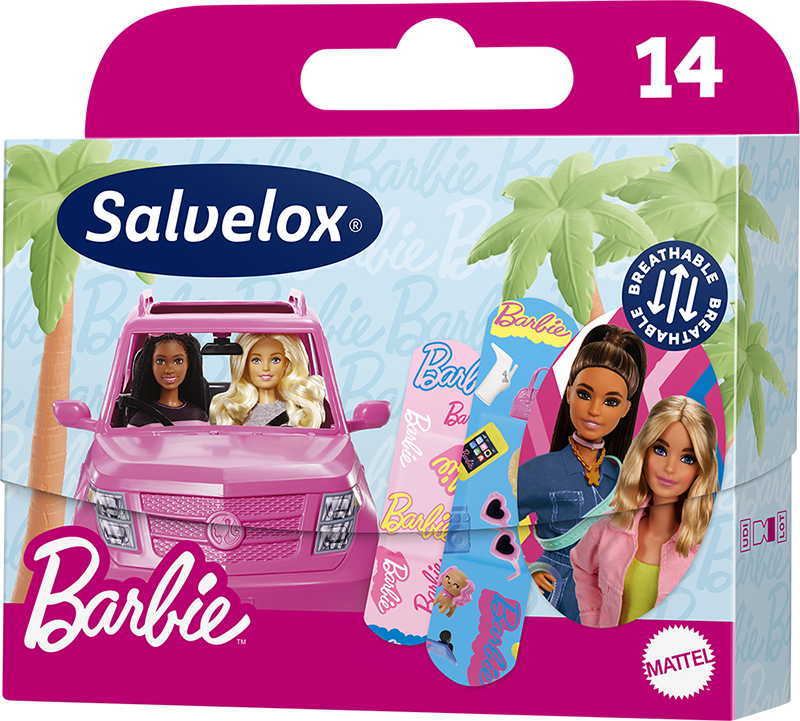 SALVELOX TIRITAS BARBIE 14 UNIDADES