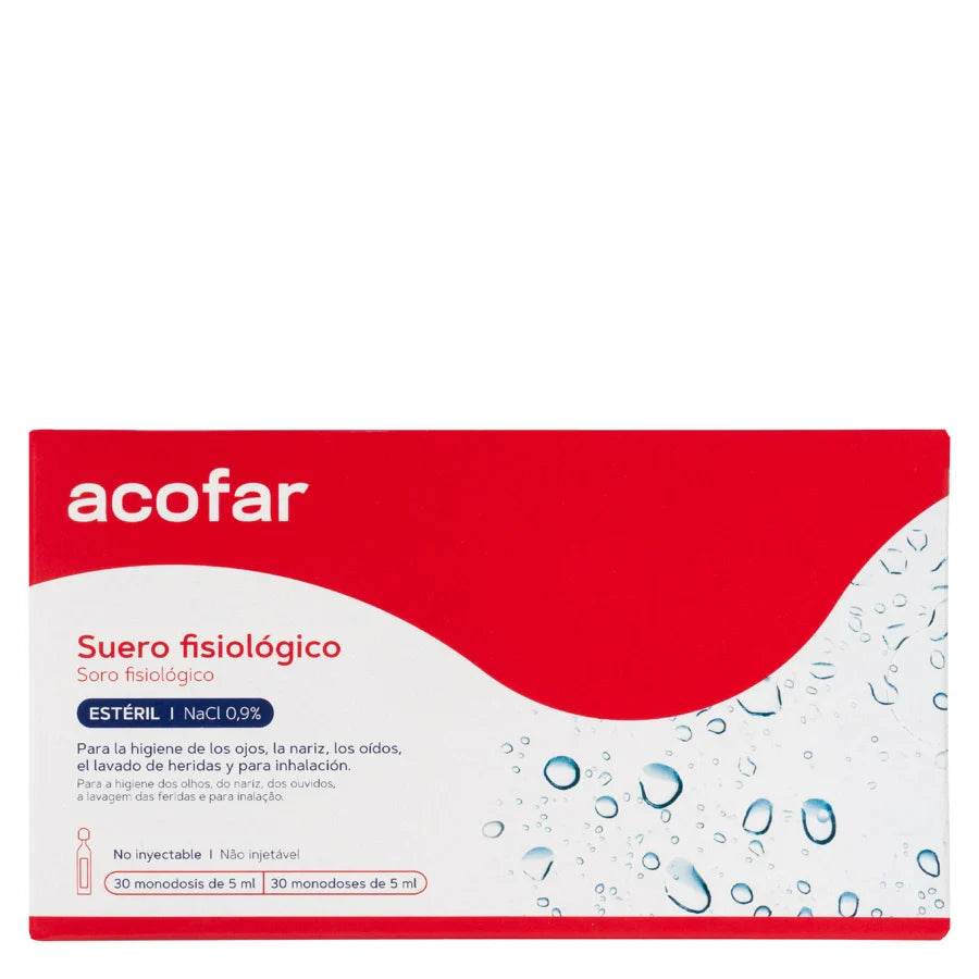 ACOFAR SUERO FISIOLOGICO MONODOSIS 30X5ML