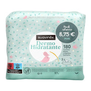 SUAVINEX PACK TOALLITAS DERMO HIDRATANTES 3 ENVASES 60 TOALLITAS