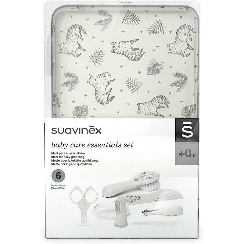 SUAVINEX BABY CARE ESSENTIALS SET MANICURA SET 6 PIEZAS COLOR GRIS